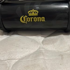 Corona Bluetooth speaker, with cord and charger block